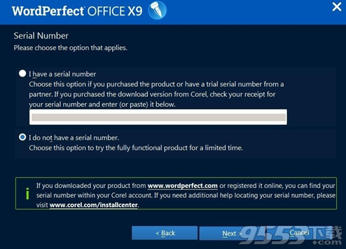 WordPerfect Office X9破解版(附激活教程)