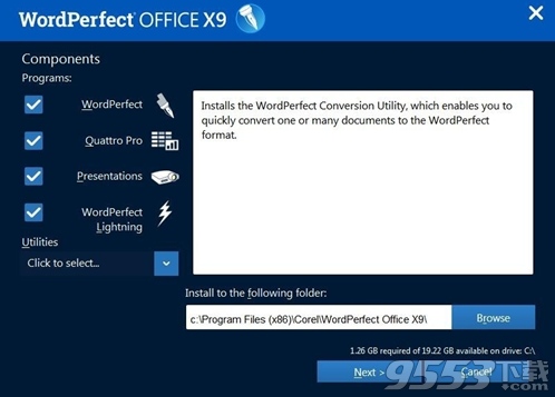 WordPerfect Office X9破解版(附激活教程)