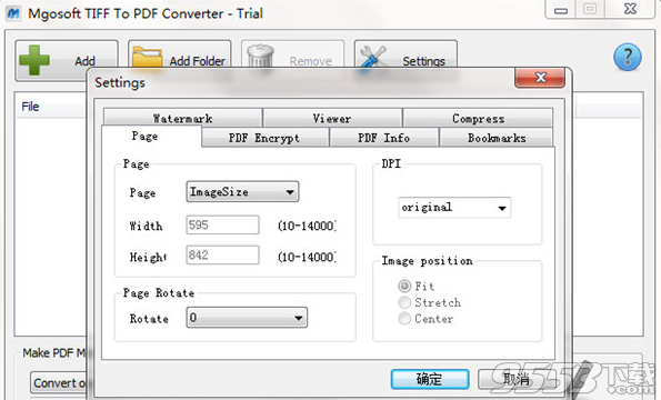 Mgosoft TIFF To PDF Converter