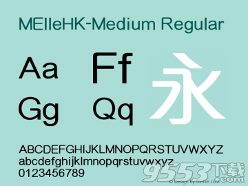 MElleHK-Medium字体