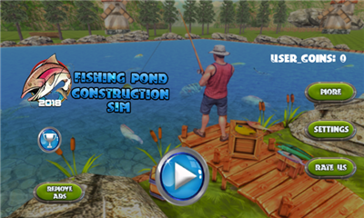 钓鱼池建设模拟器Fishing Pond Construction Sim