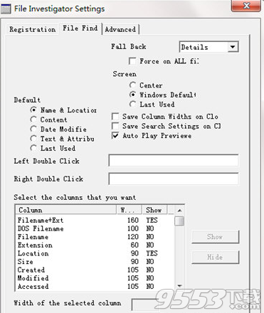 File Investigator Tools(文件搜索工具)