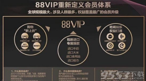 淘寶88vip會員有什么用 淘寶88vip會員怎么開通