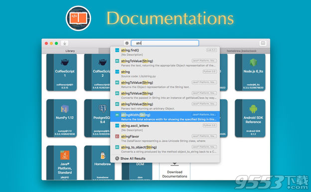 Documentations Mac版