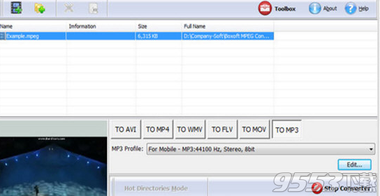 Boxoft MPEG Converter