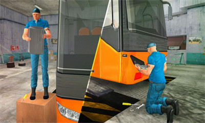 巴士机械模拟器游戏3D手游下载-巴士机械模拟器游戏3D游戏最新版下载V1.0.1图1
