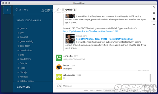 Rocket Chat Mac版