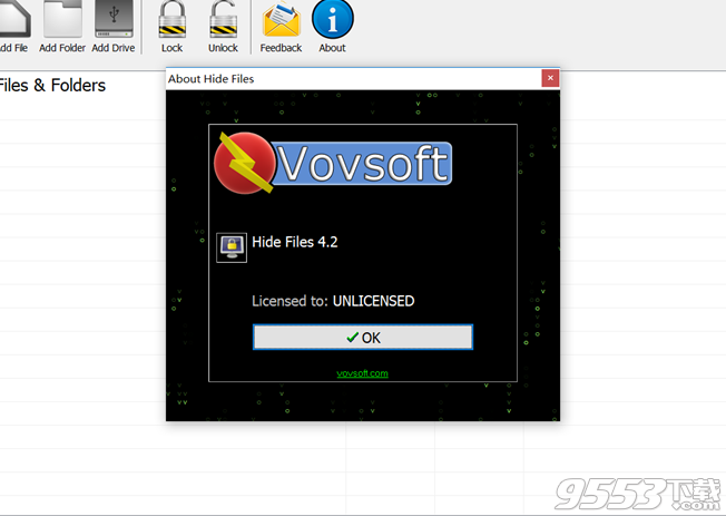 VovSoft Hide Files破解版