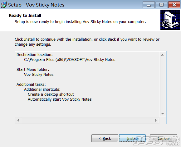 VovSoft Sticky Notes中文版