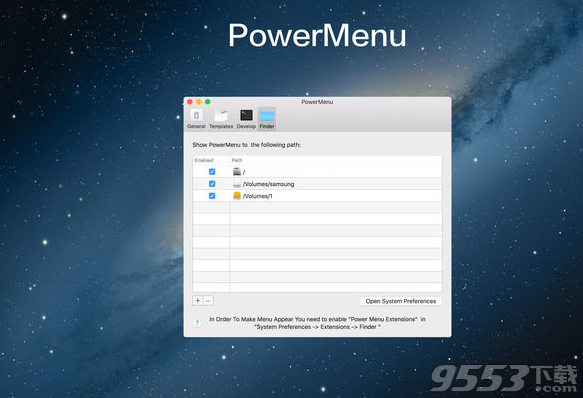 PowerMenu Mac版
