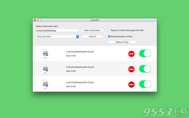 FilterPDF Mac版