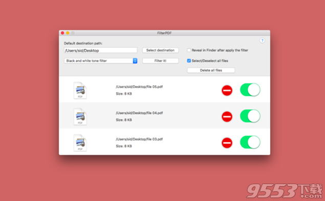 FilterPDF Mac版