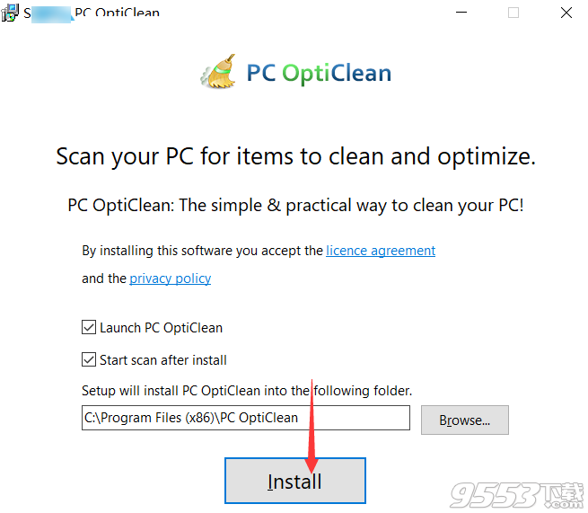 Seguro PC OptiClean破解版