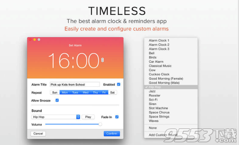 Timeless Alarm Clock for mac