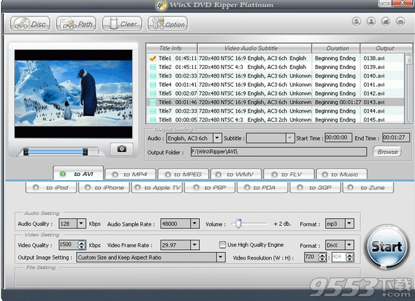 WinX DVD Ripper Platinum破解版