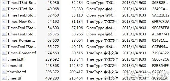 times字体(23款)正式版