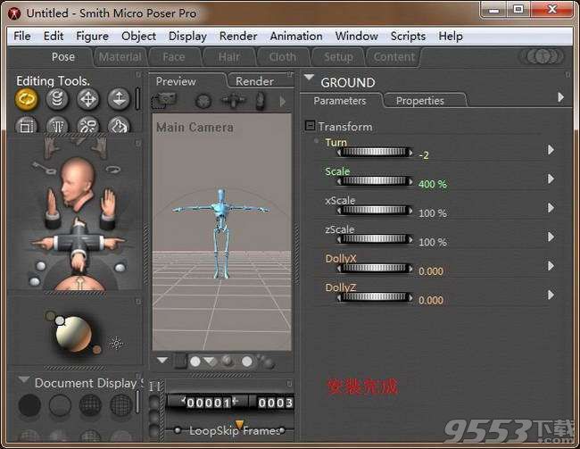 Poser Pro 2010破解版 v8.0中文版