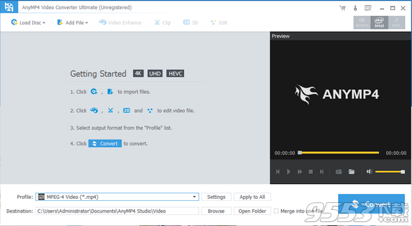 AnyMP4 Video Converter Ultimate中文版