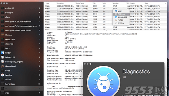 Diagnostics Mac版