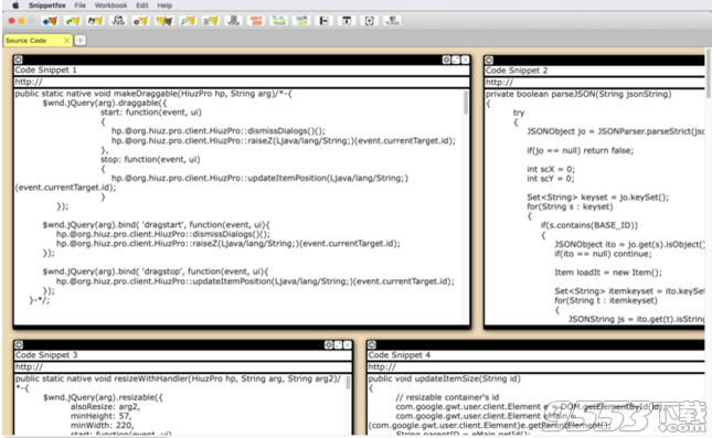 Snippetfox Mac版