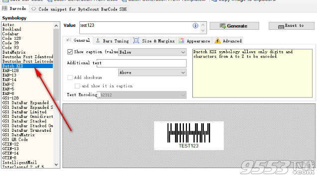 ByteScout BarCode Generator中文版