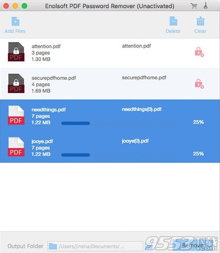 Enolsoft Remove PDF Password Mac版