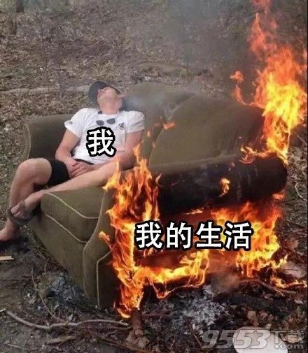 被火燎的不急不躁表情包