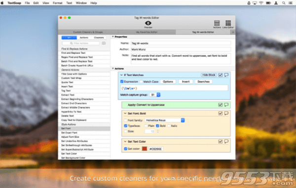 TextSoap for mac V8.4.9中文版