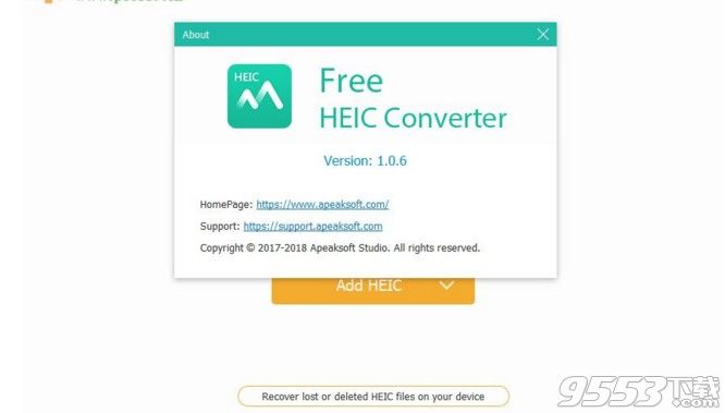 Apeaksoft Free HEIC Converter v1.0.6免费版