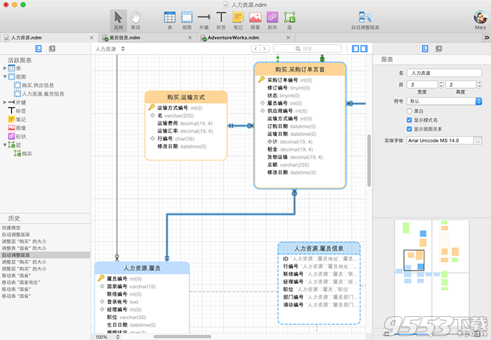 Navicat Data Modeler Ess for mac 2.1.20中文版