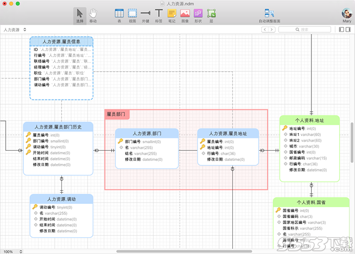 Navicat Data Modeler Ess for mac 2.1.20中文版