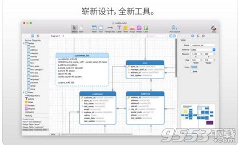 Navicat Data Modeler Ess for mac 2.1.20中文版