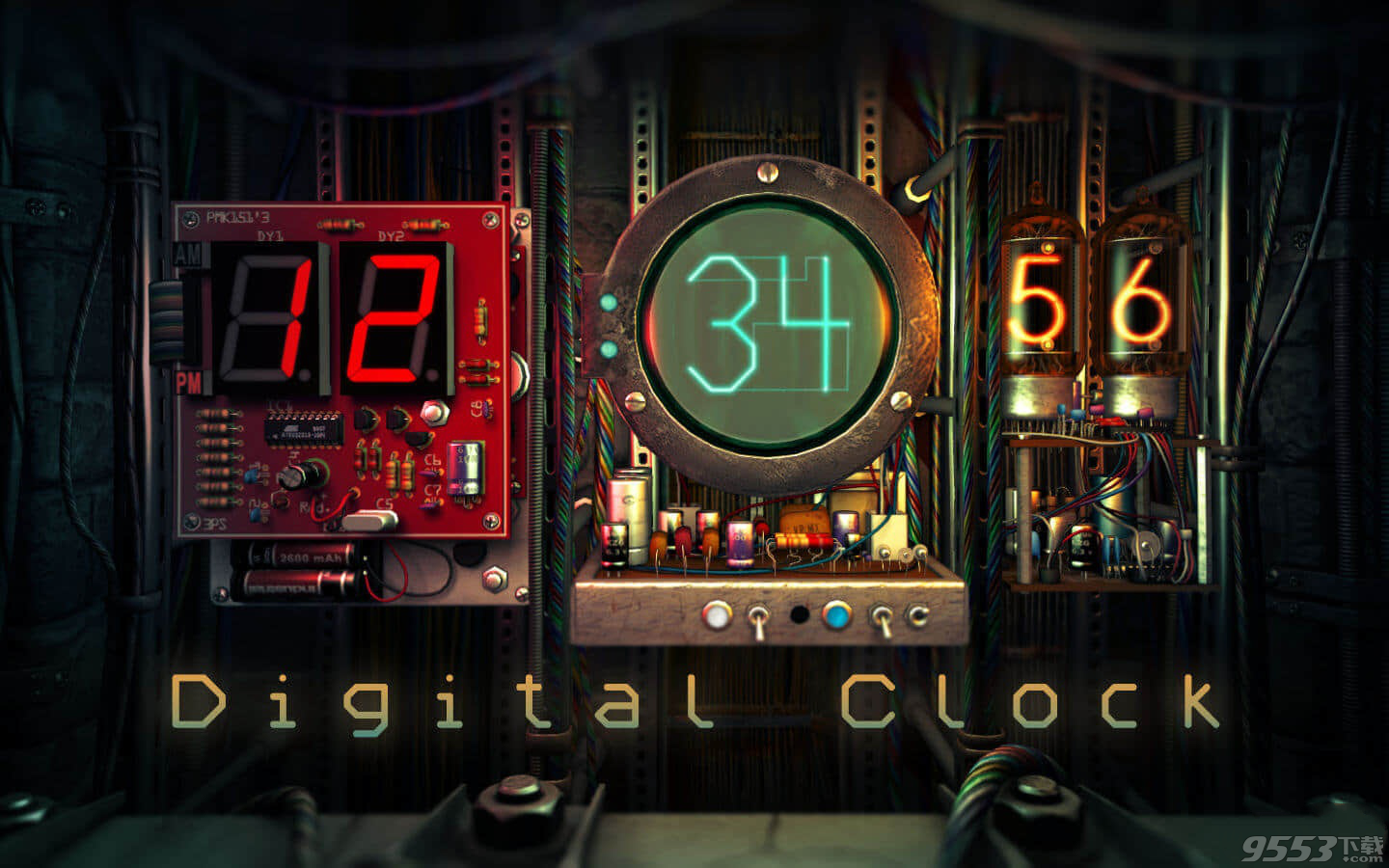 Digital Clock 3D For Mac