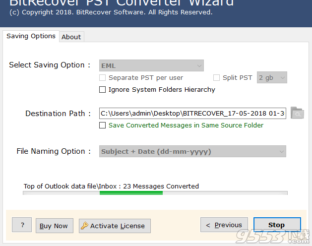 BitRecover PST Converter Wizard汉化版