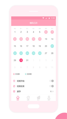 姨妈日历app下载-姨妈日历女性生理期记录下载v1.1.0图3