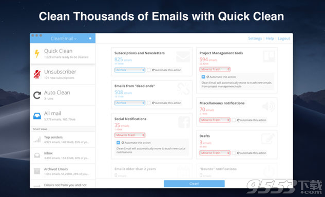 Clean Email Mac版