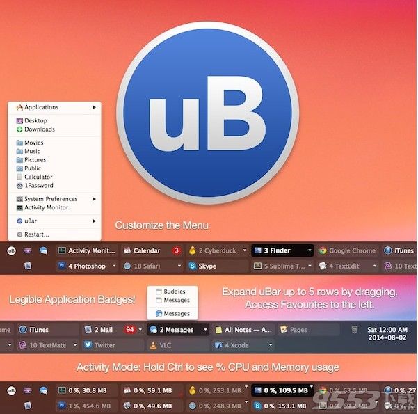 uBar for Mac 4.1.2中文破解版