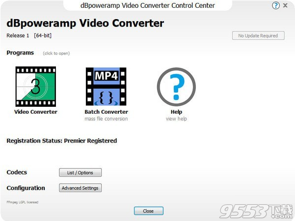 dBpoweramp Video Converter(视频格式转换器) v10.8.1.7最新版