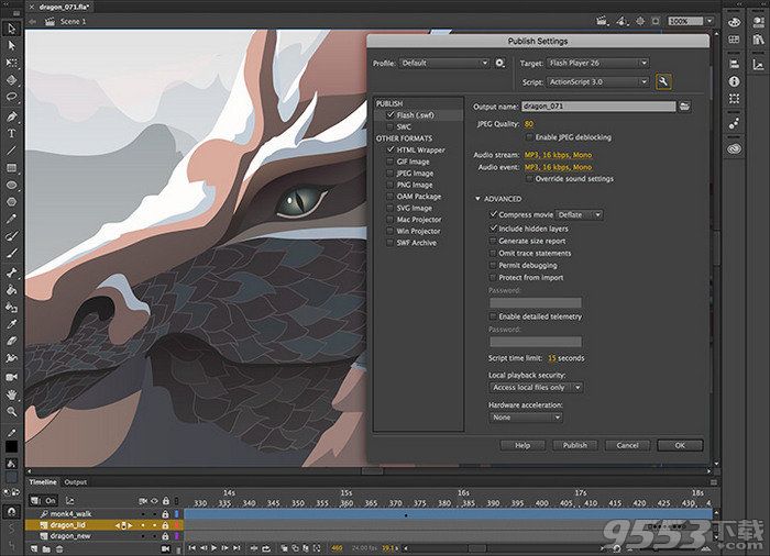 Adobe Animate CC 2019 for Mac中文破解版