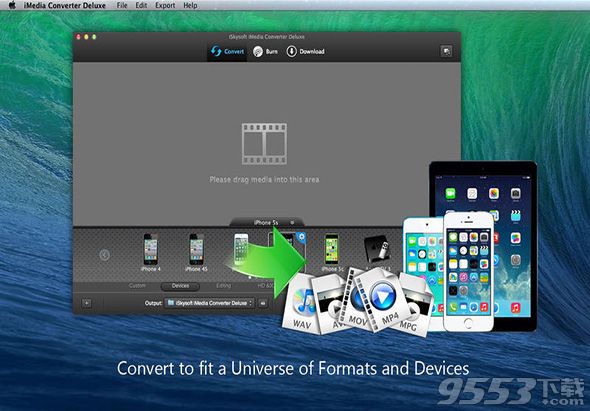 iSkysoft iMedia Converter Deluxe for Mac10.3.0中文版