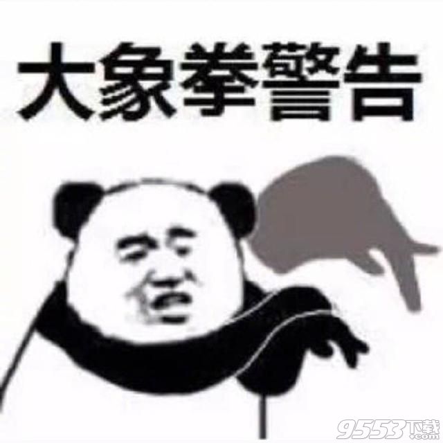 功夫警告表情包