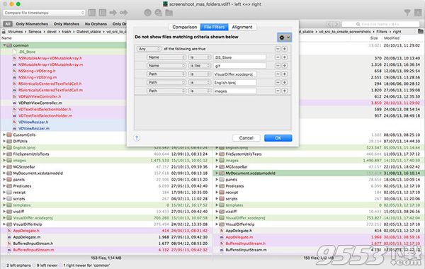 VisualDiffer for mac V1.7.0绿色版