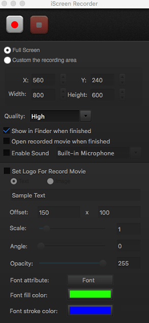 iScreen Recorder Mac版