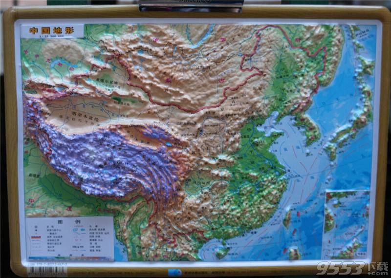 中国地形图3D高清版大地图免费版