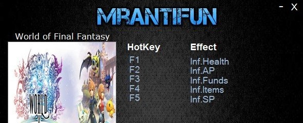 最终幻想世界Maxima版无限金钱道具修改器v1.0