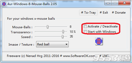 4ur-Windows-8-Mouse-Balls(桌面鼠标跟随) v2.45最新版