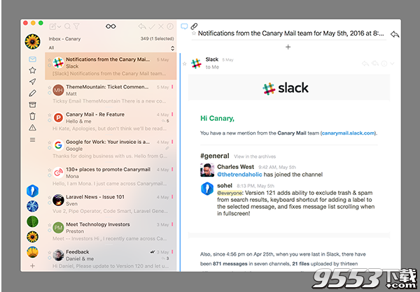 Canary Mail Mac版