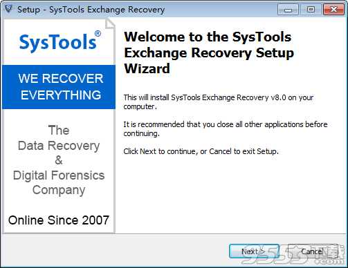 SysTools Exchange Recovery中文版