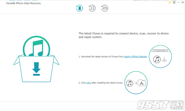 TunesKit iPhone Data Recovery中文版