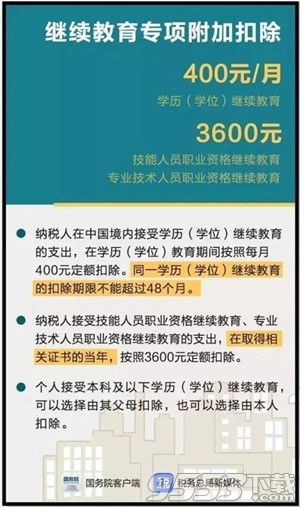 个人所得税继续教育信息怎么填 个人所得税纳税表格继续教育栏填什么